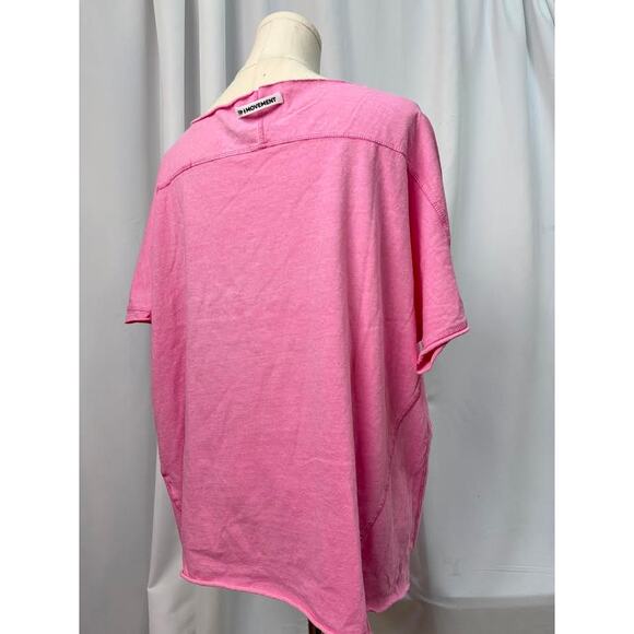 NWT! Free People Women's Slam Dunk Tee Pink Icing Medium - Picture 8 of 12